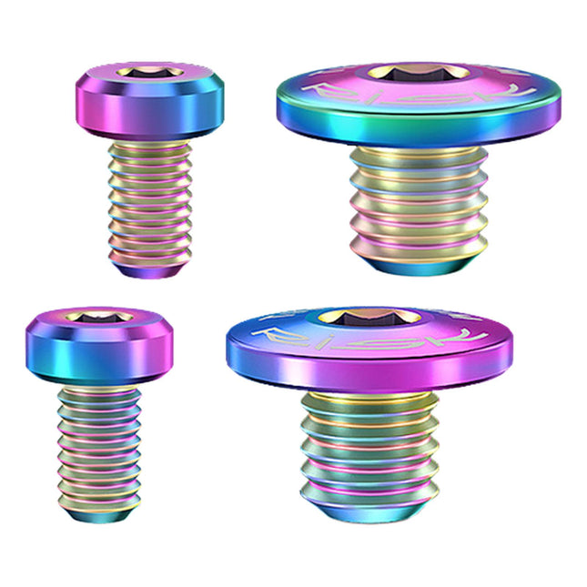 4Pcs Bicycle Brake Lever Screws Set Road Bike Bike Oil Cylinder Cover Screws Colorful