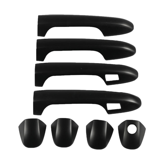 4Pcs Exterior Door Handle Cover Black Door Handle Protectors for Tacoma