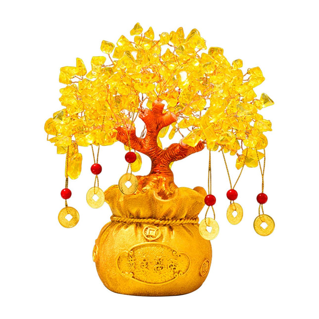 Money Tree Statue Aesthetic Table Art for Bookcase Birthday Gift Anniversary