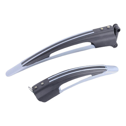 Mountain Bike Fenders Full Cover Repair Parts Rainproof Front/Rear Mudguards Gray