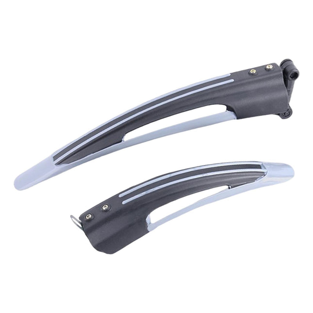 Mountain Bike Fenders Full Cover Repair Parts Rainproof Front/Rear Mudguards Gray