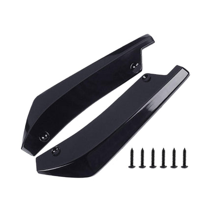 2Pcs Canard Protector Repair Cars Rear Bumper Lip Splitter Diffuser Spoilers