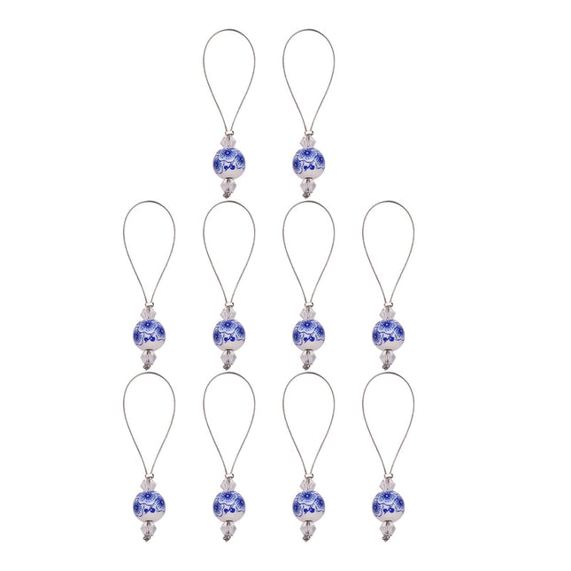 Crofta Knitting Stitch Markers Handmade Practical Clip for Crochet Weaving Supplies 10pcs Style A