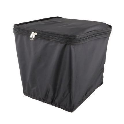 Bike Basket Cover Rainproof Protector for Motorcycles Cycling Electric Bikes Solid Black