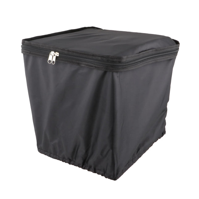 Bike Basket Cover Rainproof Protector for Motorcycles Cycling Electric Bikes Solid Black