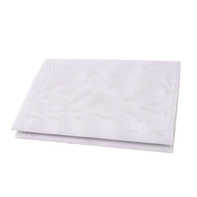 Crofta Cross Stitch Cloth Crafts Home 14ct Solid Home Decor DIY Needle Point Canvas 53x50cm