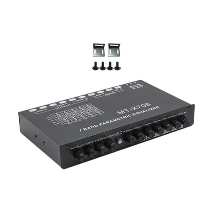 7 Band Equalizer DSP Chip CD AUX Inputs Subwoofer Output Crossover Amplifier