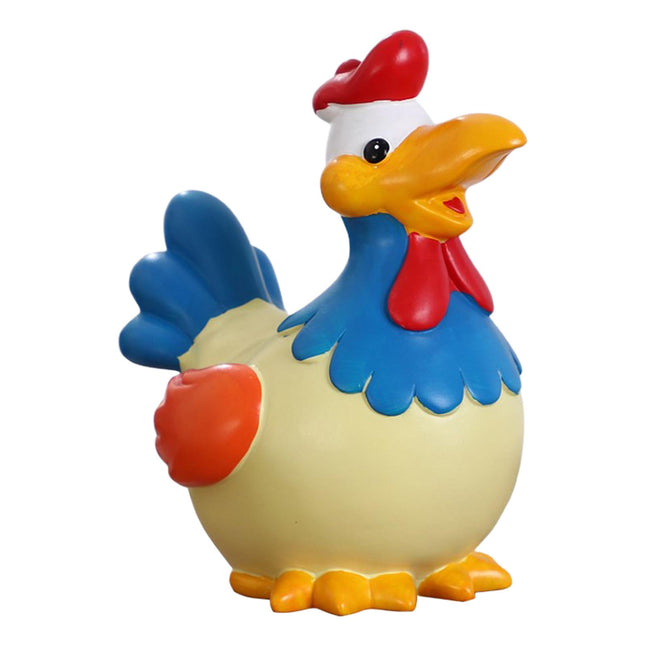 Chicken Money Bank Storage Cute Colorful Desktop Ornament Chicken Piggy Bank Blue