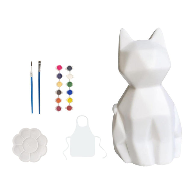 Crofta Animal Painting Kit Art Projects Painting Animal Models for Ages 3 4 5 6 7 8 Cat