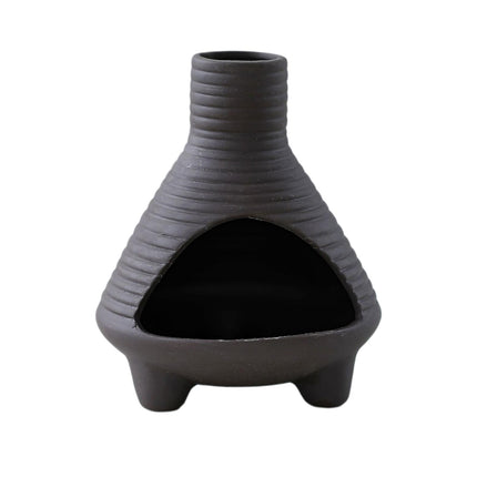 Palo Santo Holder Ceramic Censer Furnishings Dining Room Incense Sage Burner Black