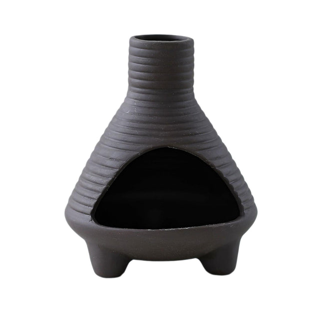 Palo Santo Holder Ceramic Censer Furnishings Dining Room Incense Sage Burner Black