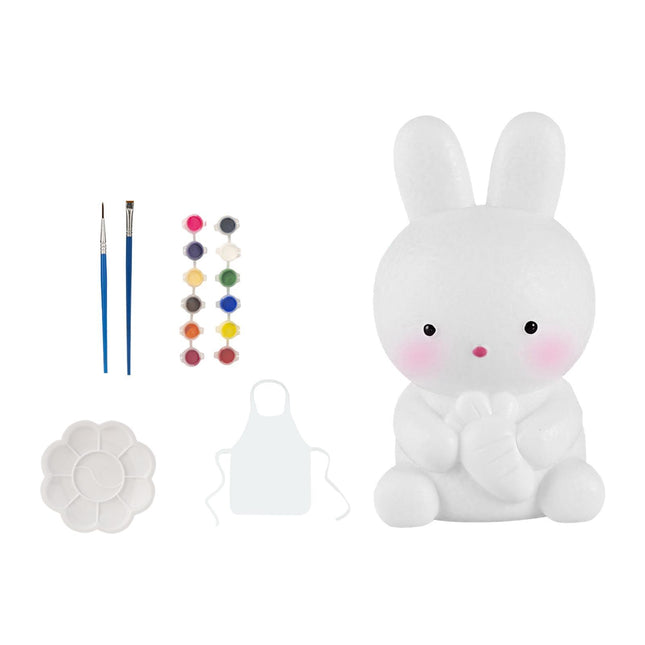 Crofta Animal Painting Kit Art Projects Painting Animal Models for Ages 3 4 5 6 7 8 Rabbit