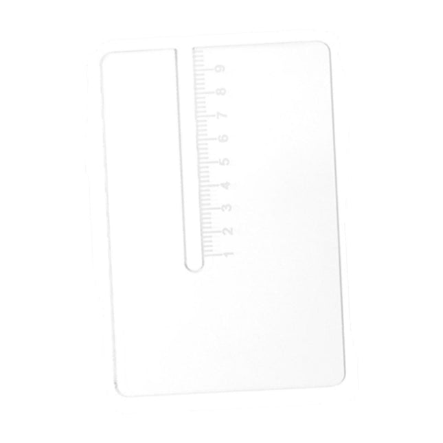 Crofta Leather Punching Ruler Thickened Positioning Ruler for Stitching Attachments