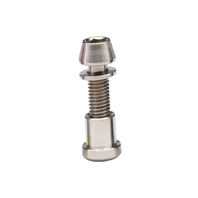 Bike Stem Bolt Nut Set Repair Lightweight Attachment Spare Parts Replacement Silver