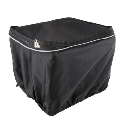 Bike Basket Cover Rainproof Protector for Motorcycles Cycling Electric Bikes Black with Strap