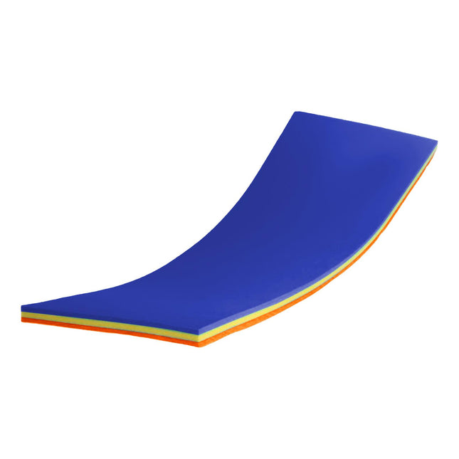 Water Float Mat 3 Layer Water Blanket Floats Mattress for Boating Lake River Yellow Blue Orange