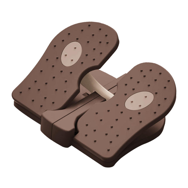 Mimi Foot Stepper Machine Household Stair Stepper for Home Bedroom Gym Floor brown