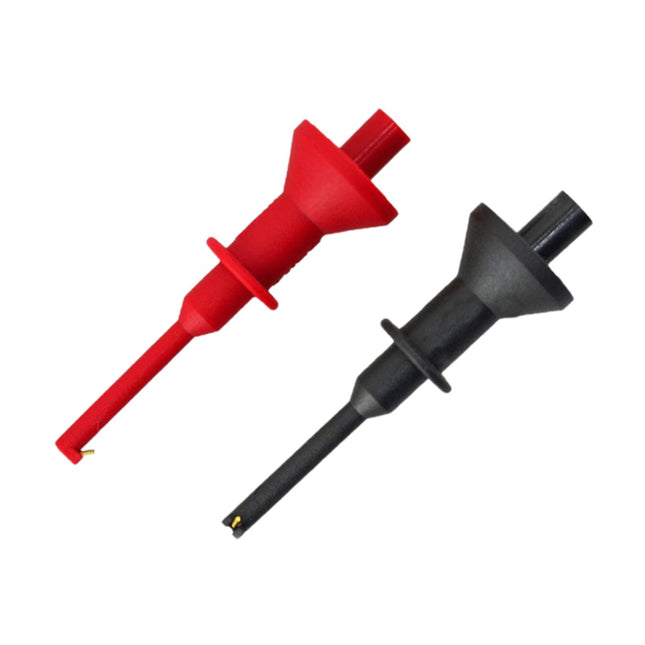 2Pcs IC Grabber Insulated Lightweight Flexible Practical Test Hook Clip 2mm